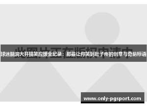 球迷脑洞大开搞笑应援全纪录：那些让你笑到肚子疼的创意与奇葩标语