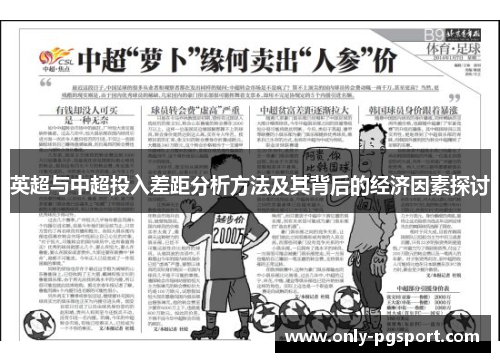英超与中超投入差距分析方法及其背后的经济因素探讨